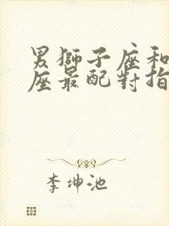 男狮子座和什么座最配对指数