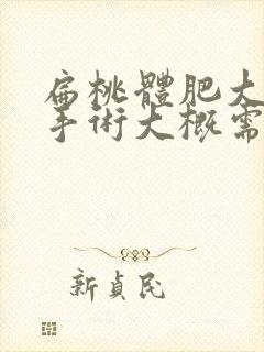 扁桃体肥大微创手术大概需要多少钱?