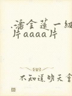 .潘金莲一级淫片aaaa片