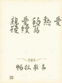 亲爱的热爱的婚后续写