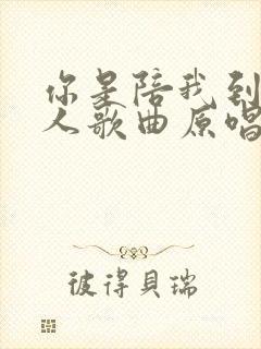 你是陪我到老的人歌曲原唱