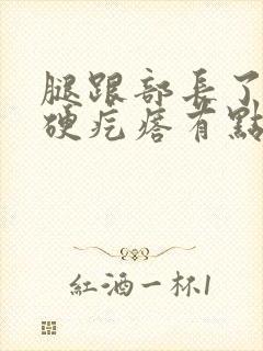 腿跟部长了一个硬疙瘩有点疼是怎么回事