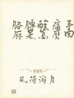 胳膊酸痛手指发麻是怎么回事