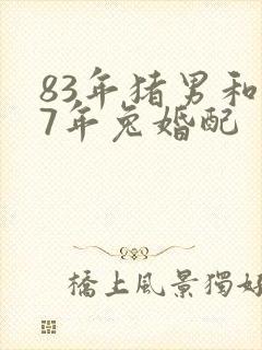 83年猪男和87年兔婚配