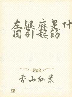 左腿麻是什么原因引起的