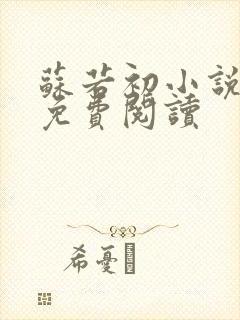 苏若初小说全文免费阅读