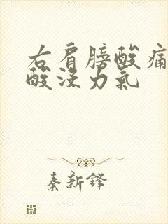 右肩膀酸痛胳膊酸没力气