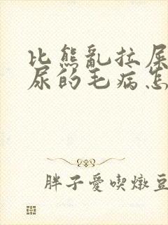 比熊乱拉屎乱拉尿的毛病怎么治