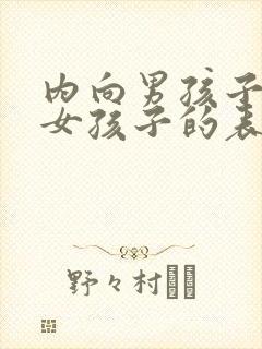 内向男孩子喜欢女孩子的表现封面