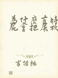 为什么有时候放屁会把屎放出来