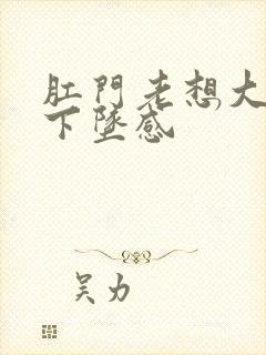 肛门老想大便有下坠感封面