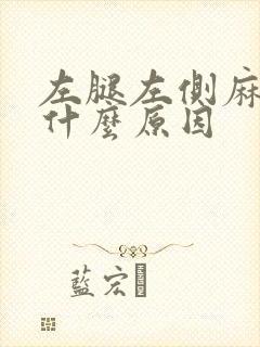 左腿左侧麻木是什么原因