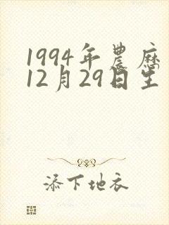 1994年农历12月29日生男命运封面