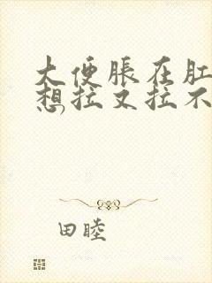 大便胀在肛门处想拉又拉不出来怎么办