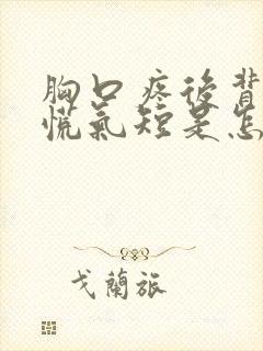 胸口疼后背疼心慌气短是怎么回事封面