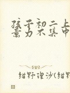 孩子初二上课注意力不集中