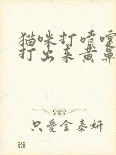 猫咪打喷嚏一直打出来黄鼻涕