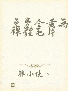 免费全黄无遮挡裸体毛片