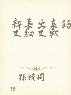 新长出来的头发又细又软