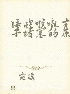 睡醒喉咙有痰鼻子堵塞的原因封面