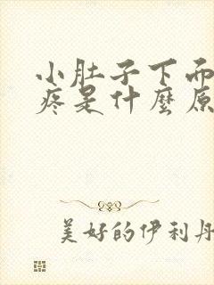 小肚子下面左侧疼是什么原因女性