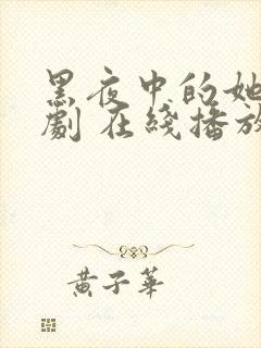 黑夜中的她 短剧 在线播放封面