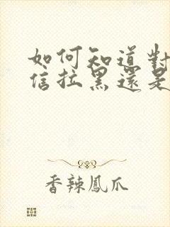 如何知道对方微信拉黑还是删除