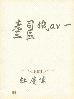 老司机av一二三区封面