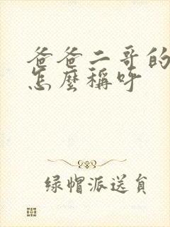 爸爸二哥的老婆怎么称呼