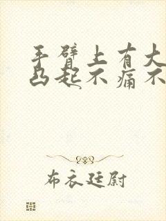 手臂上有大疙瘩凸起不痛不痒封面