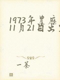 1973年农历11月21日出生人的命运