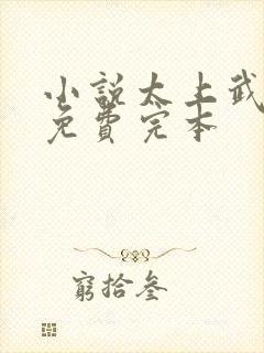 小说太上武神诀免费完本