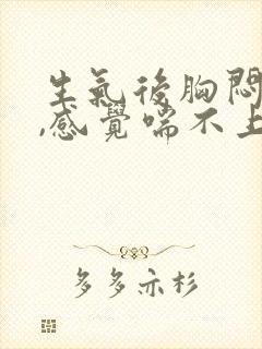 生气后胸闷气短,感觉喘不上气怎么办封面