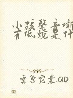 小孩声音嘶哑伴有低烧是什么情况