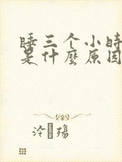 睡三个小时就醒是什么原因