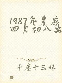 1987年农历四月初八出生的人命运封面