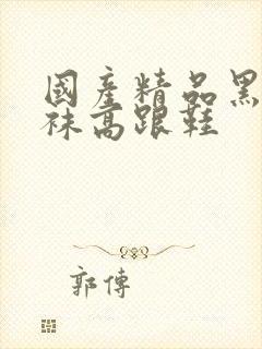 国产精品黑色丝袜高跟鞋