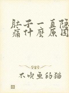 肚子一直隐隐作痛什么原因女性