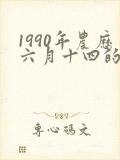 1990年农历六月十四的命运