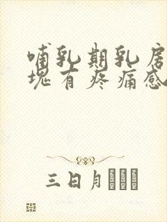 哺乳期乳房有硬块有疼痛感怎么办