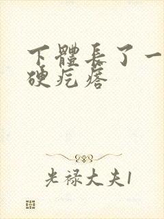 下体长了一个小硬疙瘩