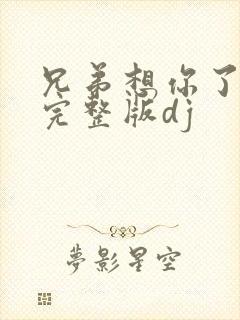 兄弟想你了原唱完整版dj