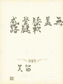 感觉膝盖无力走路腿软封面