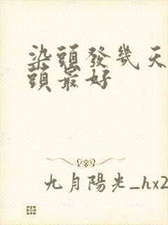 染头发几天不洗头最好封面