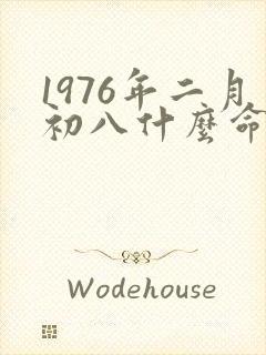 1976年二月初八什么命封面