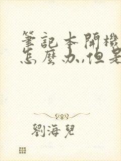 笔记本开机黑屏怎么办,但是有鼠标