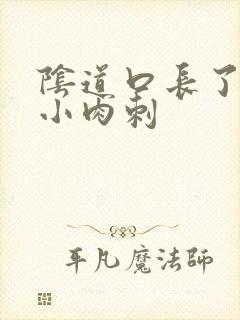 阴道口长了很多小肉刺