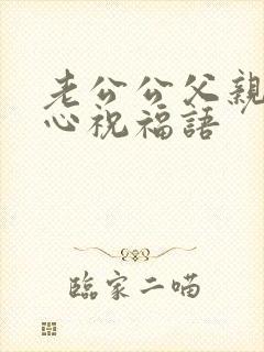 老公公父亲节开心祝福语