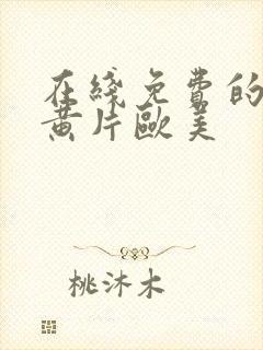 在线免费的特级黄片欧美封面