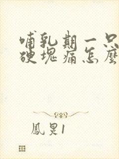 哺乳期一只奶有硬块痛怎么办